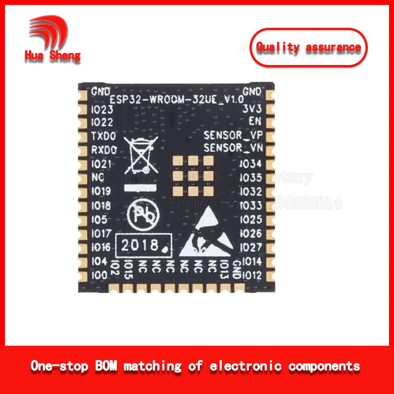 Original Genuine Esp32-Wroom-32Ue-H4 Wi-Fi+Bluetooth 4Mb 32-Bit Dual-Core Mcu Module