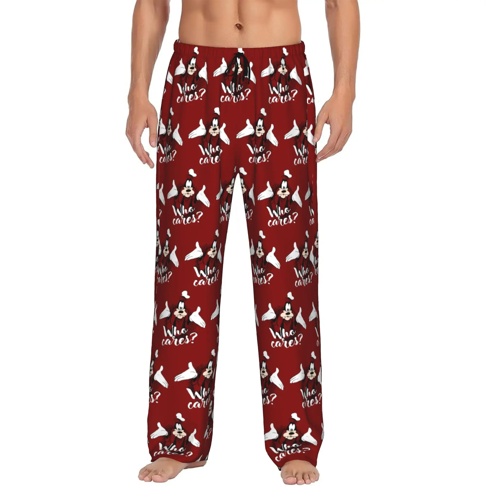 

Custom G-Goofy Goof Pajama Pants Men Anime Cartoon Lounge Sleep Drawstring Sleepwear Bottoms with Pockets