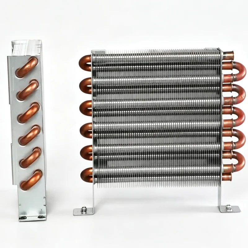 CP2X6X120 Evaporator Freezer Refrigerator Refrigerated Display Cabinet Copper Tube Fin Air-cooled Condenser