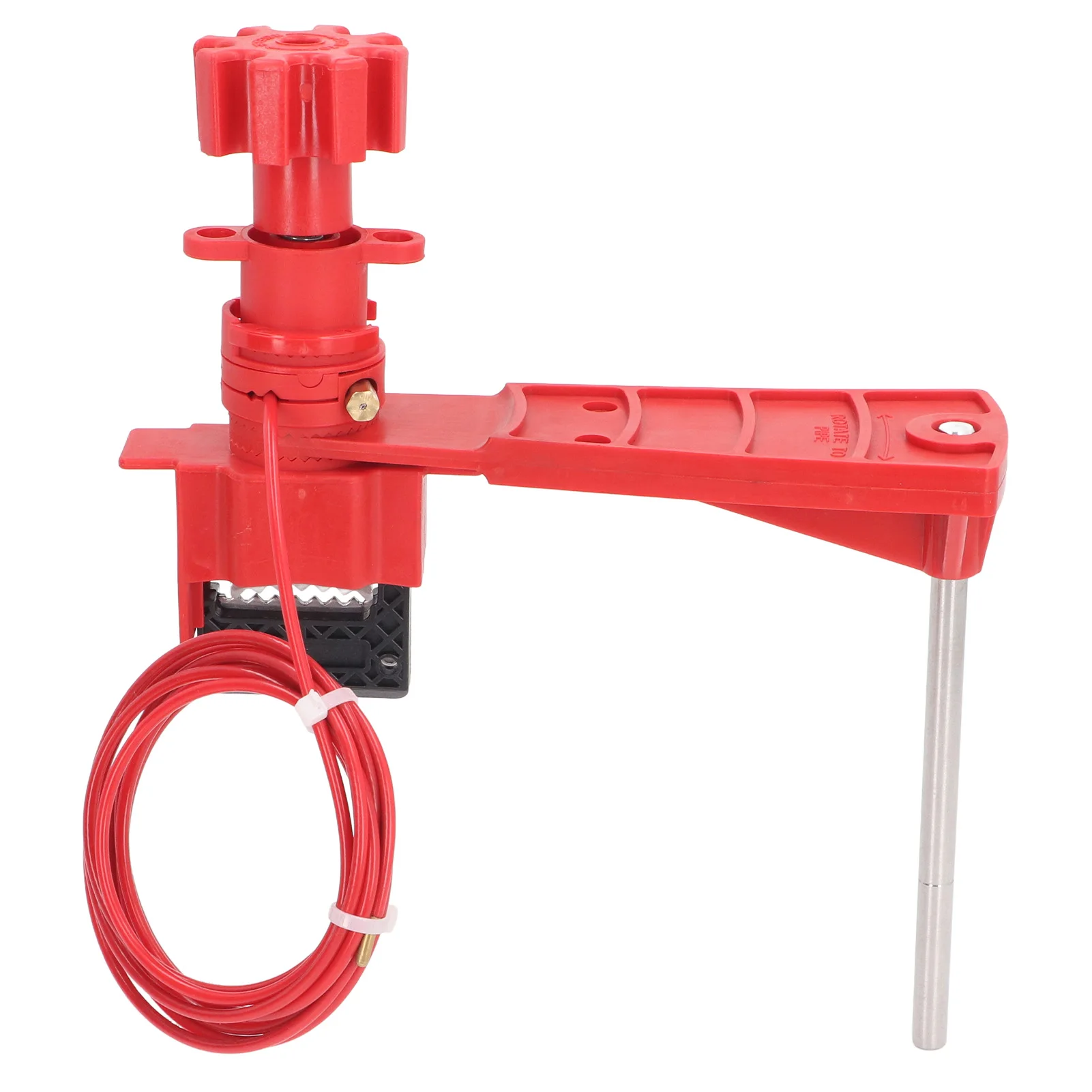 Valve Lockout Multifunctional Butterfly Valve Lever Handle Lockout with Blocking Arm