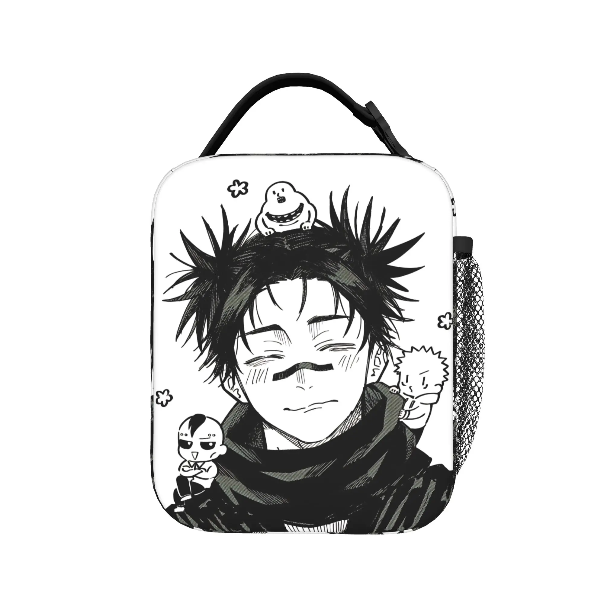 Japan Anime Choso Insulated Lunch Bag High Capacity Jujutsus Kaisens Anime Meal Container Cooler Bag Tote Lunch Box