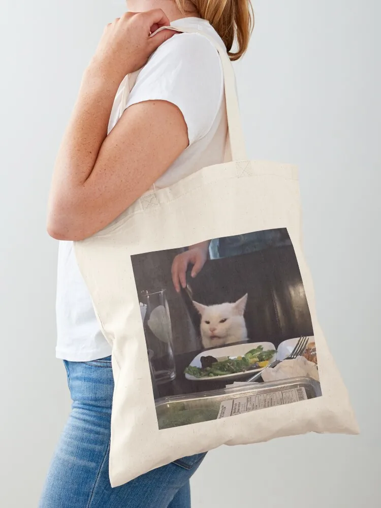 It Cat Tote Bag กระเป๋าชายหาด ซุปเปอร์มาร์เก็ต กระเป๋าพับ Canvas Tote