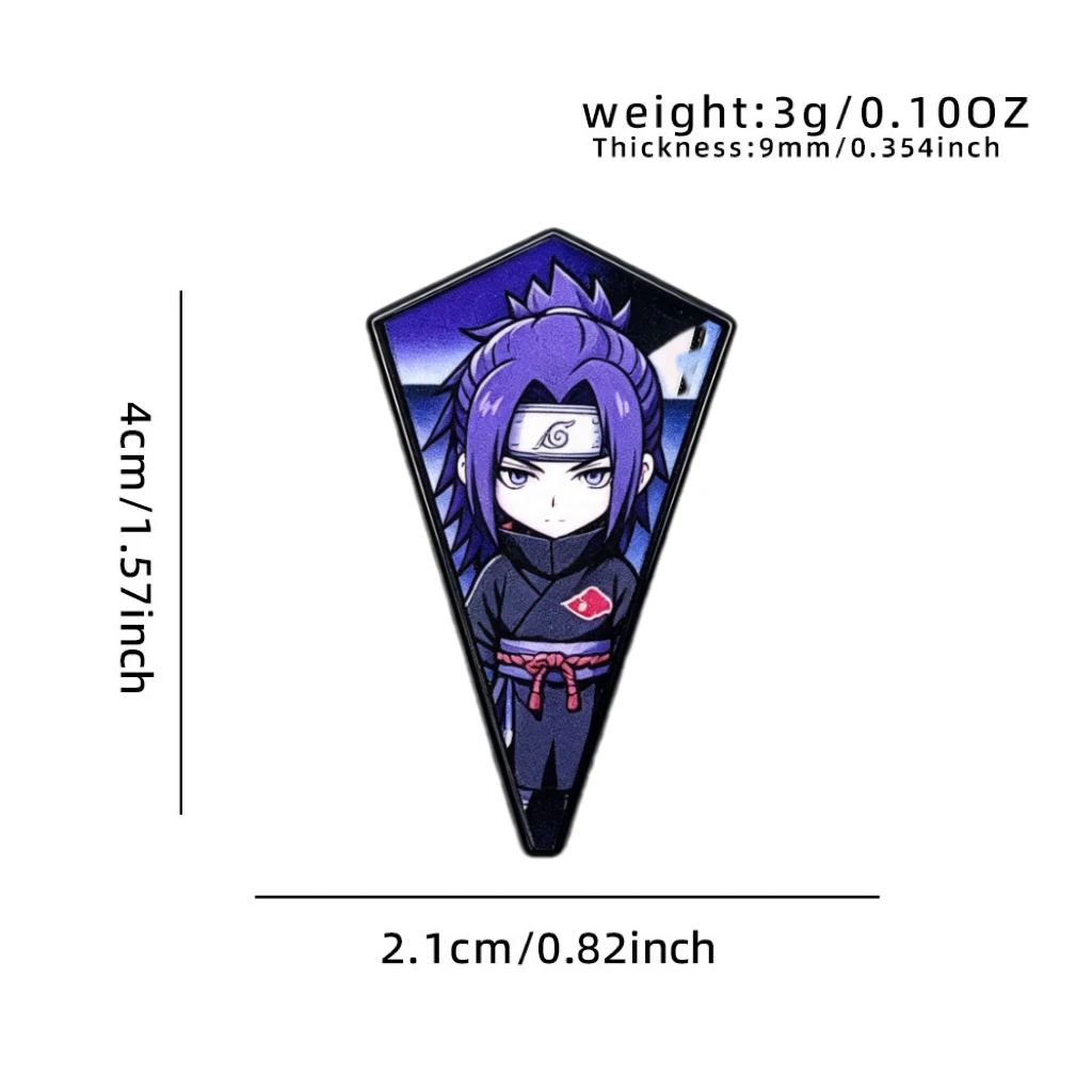 Juego de 7 prendedores de esmalte con diseños de dibujos animados y personajes de anime, broches para el cuello, insignias, regalo de Halloween para mochilas y ropa.
