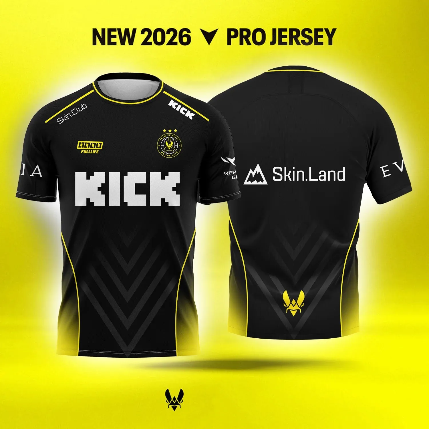 Футболка Zywoo Jersey 2026 New Vitality Team CS2 для киберспорта, тренировочная, летняя, унисекс, модная, повседневная, для фанатов геймеров