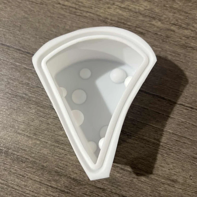 الإبداعية الجبن شكل قالب من السيليكون الروائح الصابون قالب شمع فندان موس كعكة الشوكولاته الخبز الديكور قالب الخبز