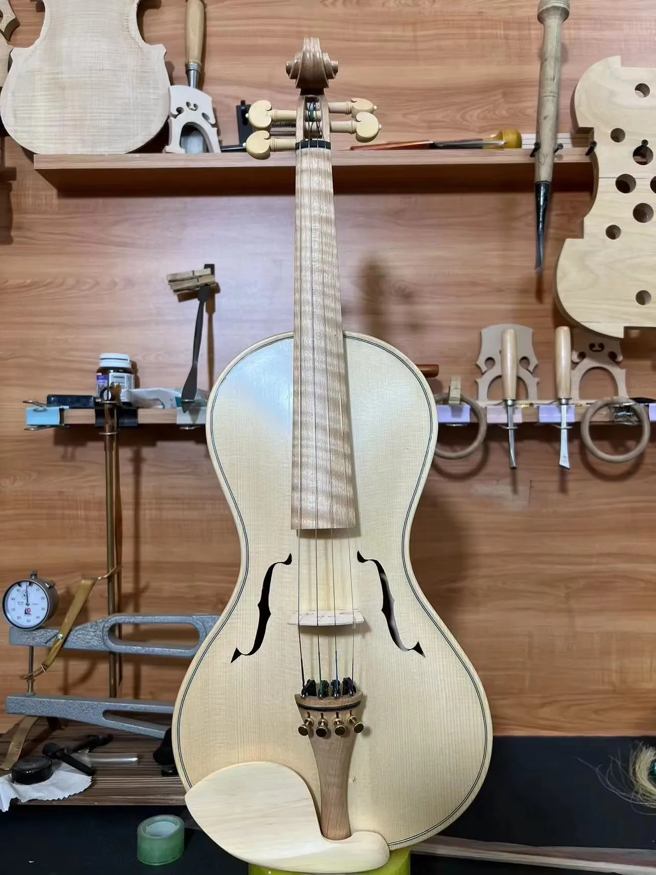 Not used Baroque style SONG Brand Cornerless nature maple Sturdy Violin (Violin) Without Corners