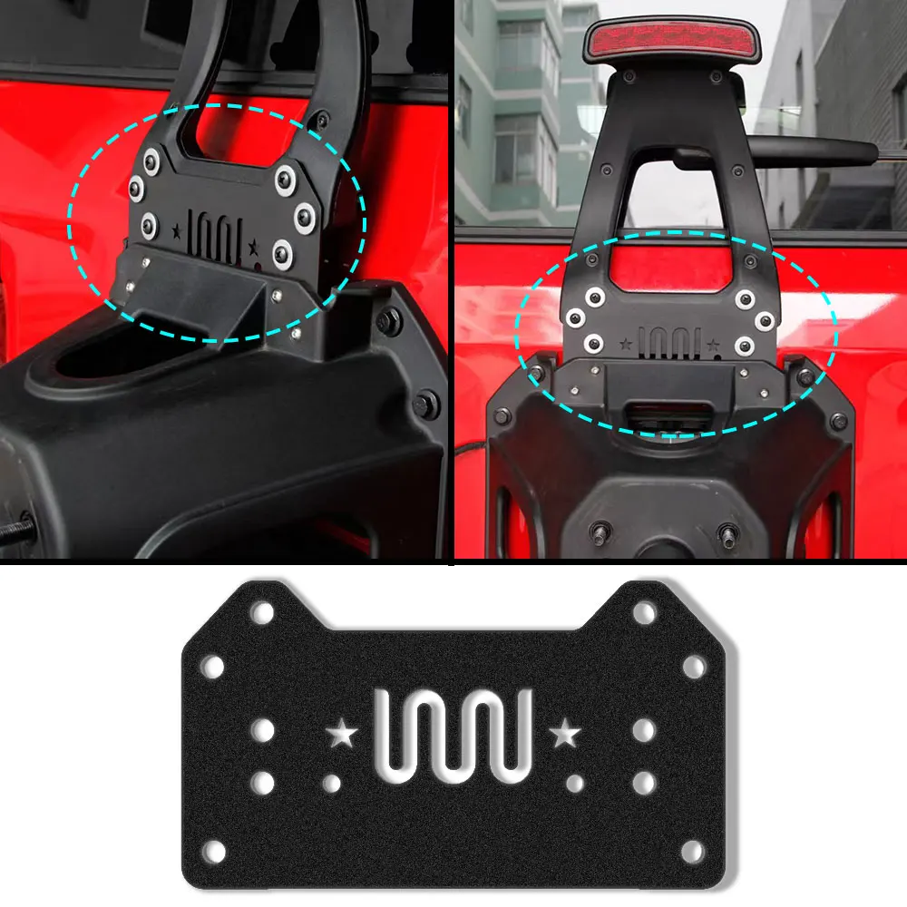 

1Pcs For Ford Bronco Model 2021 2022 Steel Black Brake Light Lifting Bracket Interior Accessories Car Tools Accessories Ford