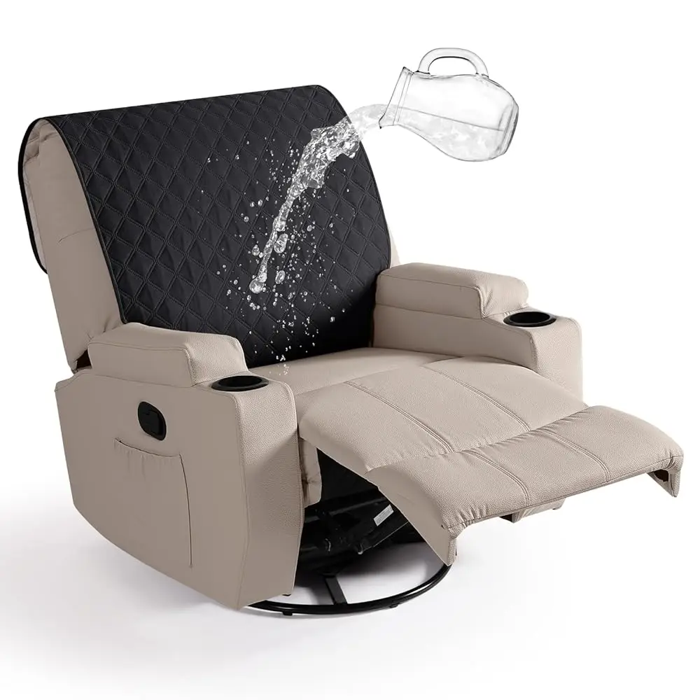 

100% водонепроницаемые чехлы для кресел-реклайнеров, улучшенные нескользящие чехлы для спинки кресла-реклайнера, моющиеся чехлы для кресел-реклайнеров.