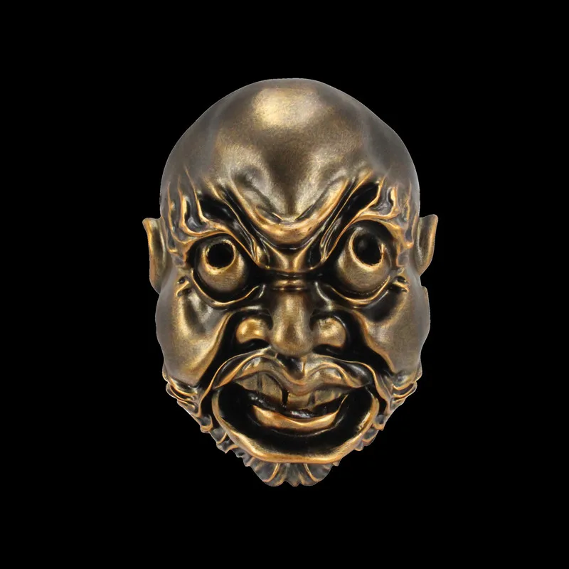 Halloween Journey to the West the Eighteen Disciples of the Buddha Copper Face Dress up Unisex Mask