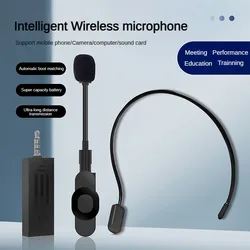 wireless head microphone 2.4G Earphone For Voice Amplifier Speaker Video shooting, interview recording, video teaching