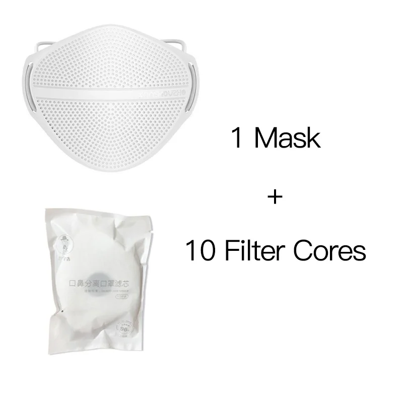 Cycling Silicone Face Mask Reusable Filtration Mask with Replacement Filter Non-Woven Fabric Protective Anti-Dust Smoke Gas