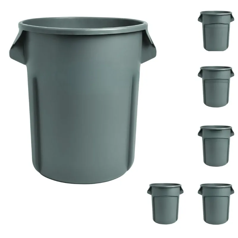 Commercial Products Heavy-Duty Round Trash/Garbage Can