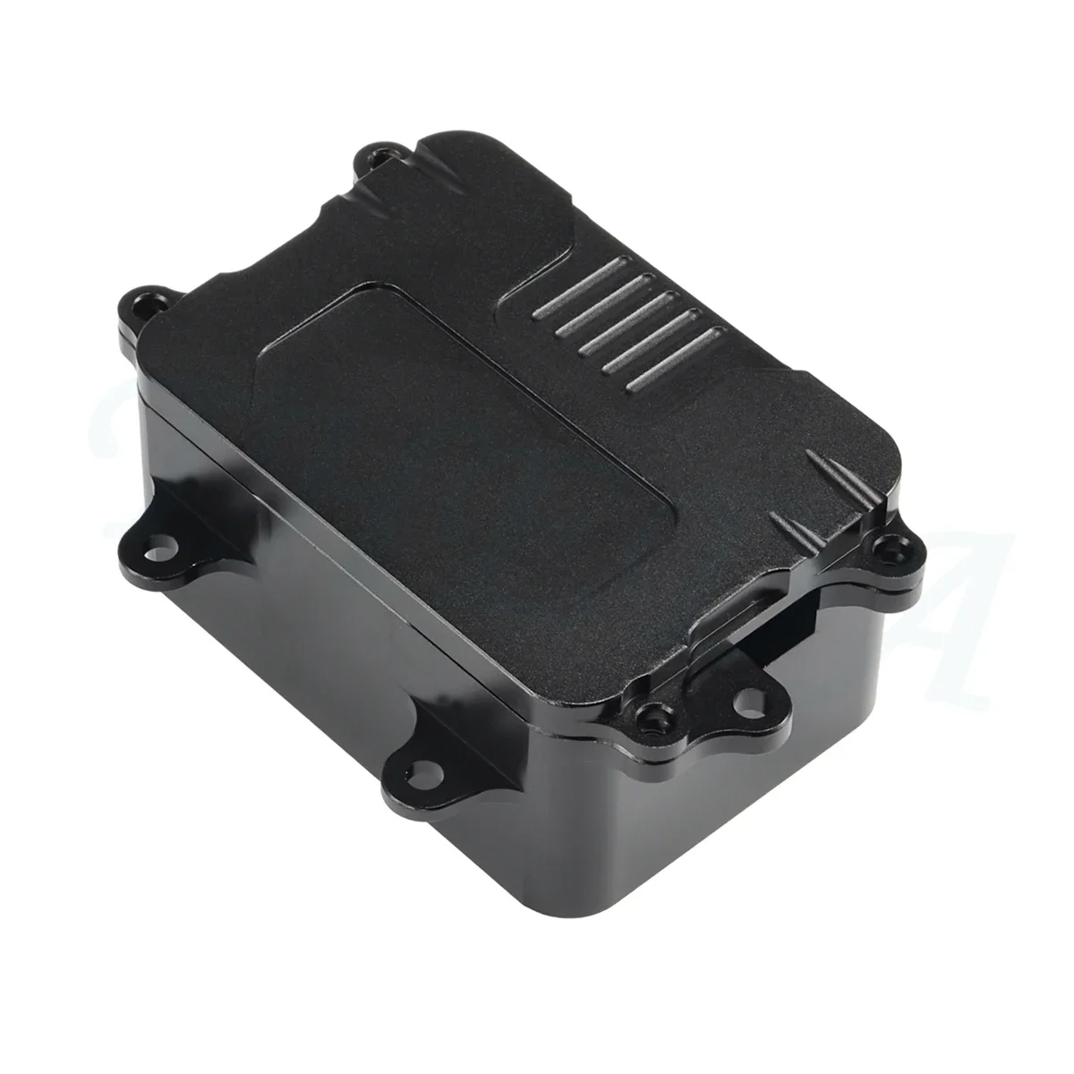 Boîte de réception en alliage d'aluminium CNC, plateau électronique ESC, boîte d'équipement pour voiture 1/10 RC Rock Crawler Axial SCX10 D90 D110 châssis bricolage