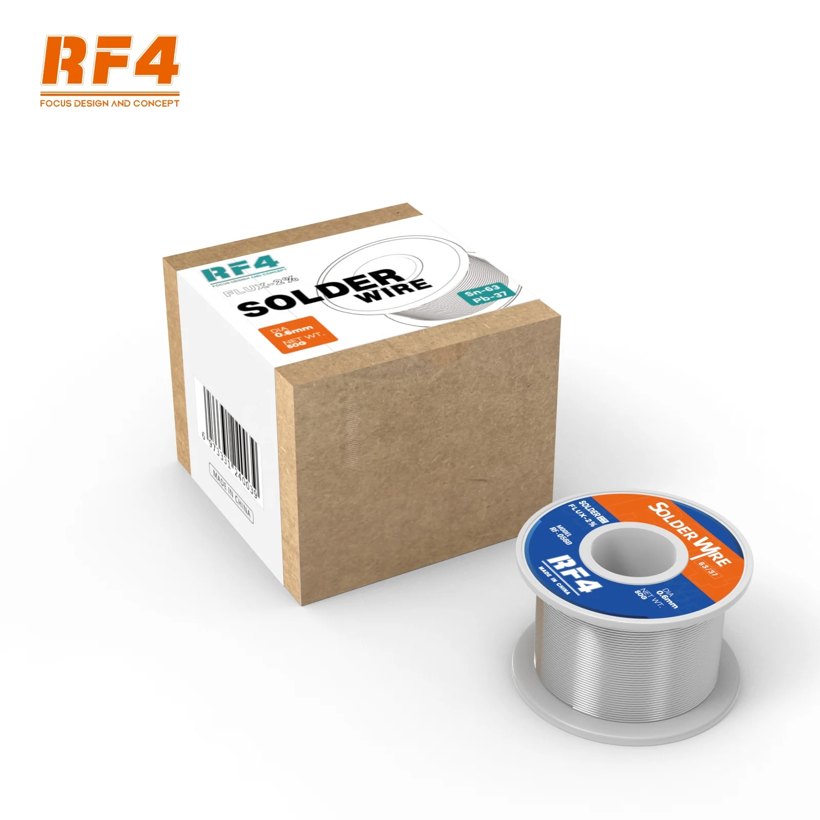 RF4 50G Độ Tinh Khiết Cao Hàn Dây 63/37 Tín Tead Hàn Điện Tử Dissoldering 1/0. Năm 8/0. Năm 6/0.4Mm Nhựa Thông Core