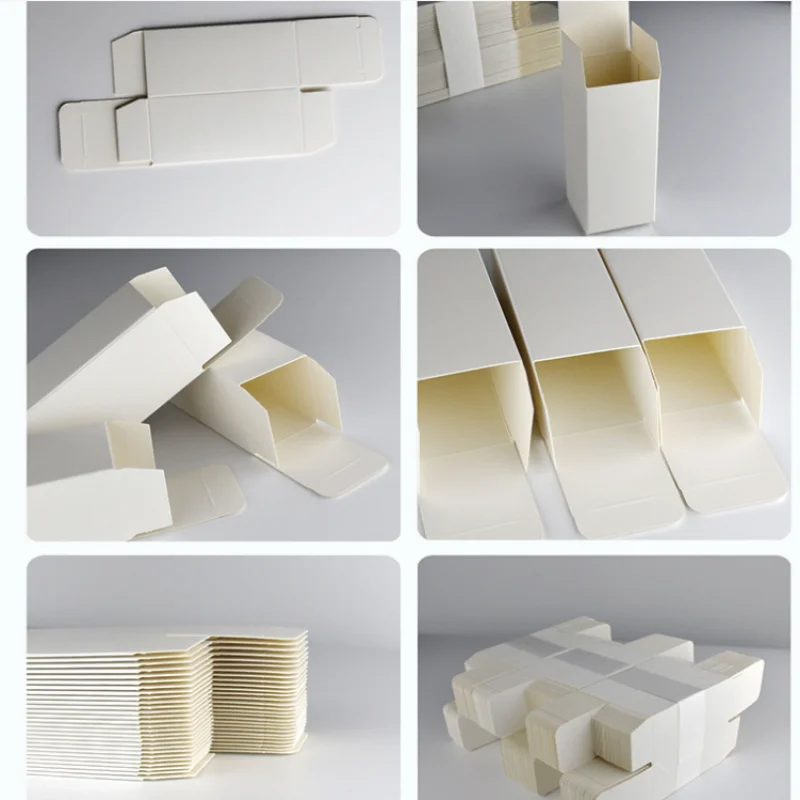 White Paper Tube Packing Box Long Cardboard Box Eyeliner Pen Lipstick Gift Packaging Boxes Length 15/16/17/18/19/20cm
