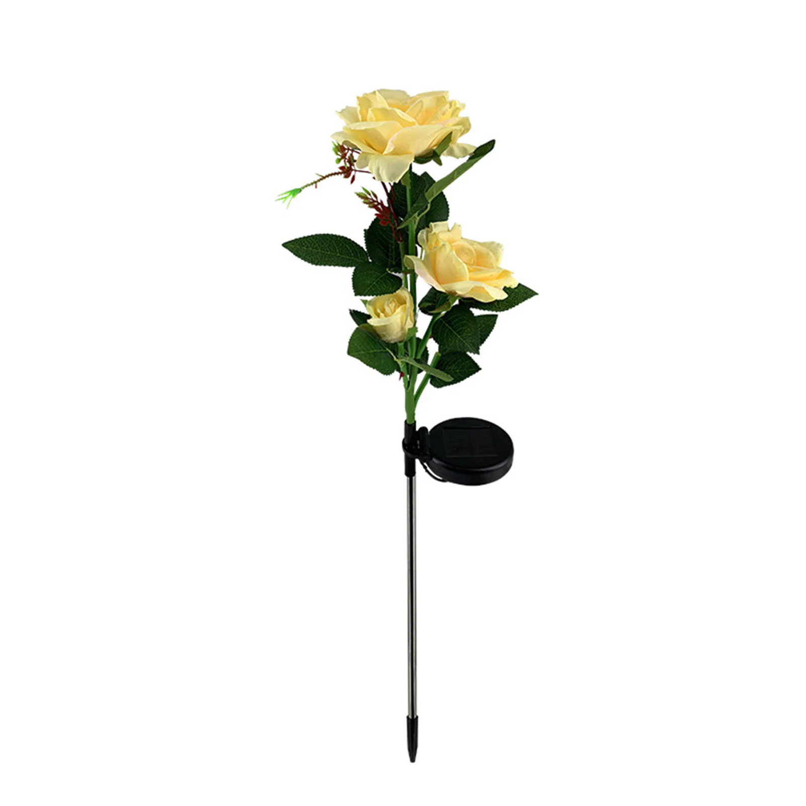 

2PCS LED Solar Garden Lights Outdoor Garden Decorative Rose Lights for Valentine's Day Day Gifts