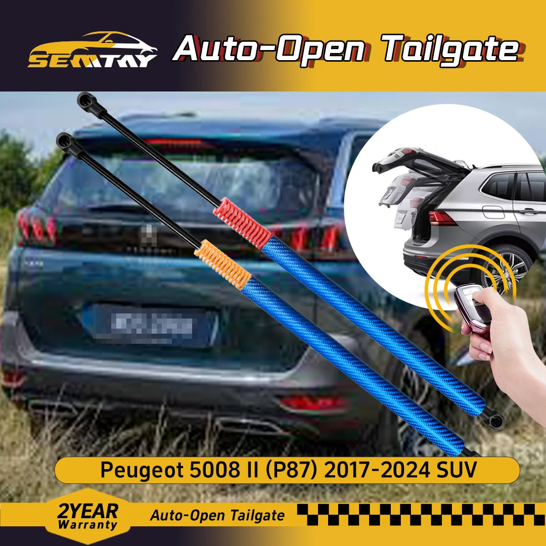 

SEMTAY Automatic Lifting Trunk Struts with Spring for 5008 II (P87) 2017-2024 SUV Peugeot 5008 Rear Tailgate Boot Lift Supports