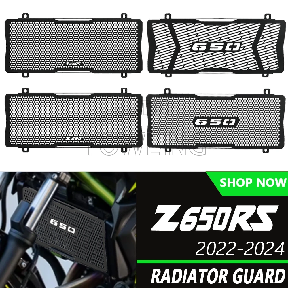 

Z650 2025 2026 Radiator Grille Guard Cover Protection For KAWASAKI Ninja 650 Tourer Z 650 Urban Performance Z650RS 2017 - 2024