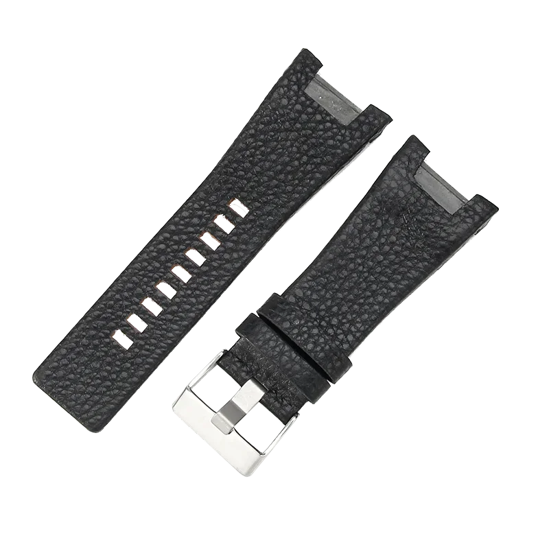 For Diesel Watch Band Men\'s Dz4246 Dz1273 Dz1216 Waterproof Comfortable Soft Genuine Leather Concave Interface Accessories