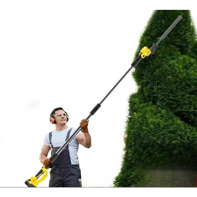 고전압 전기 충전식 고공 조경 전정기 접이식 연장 폴 고출력