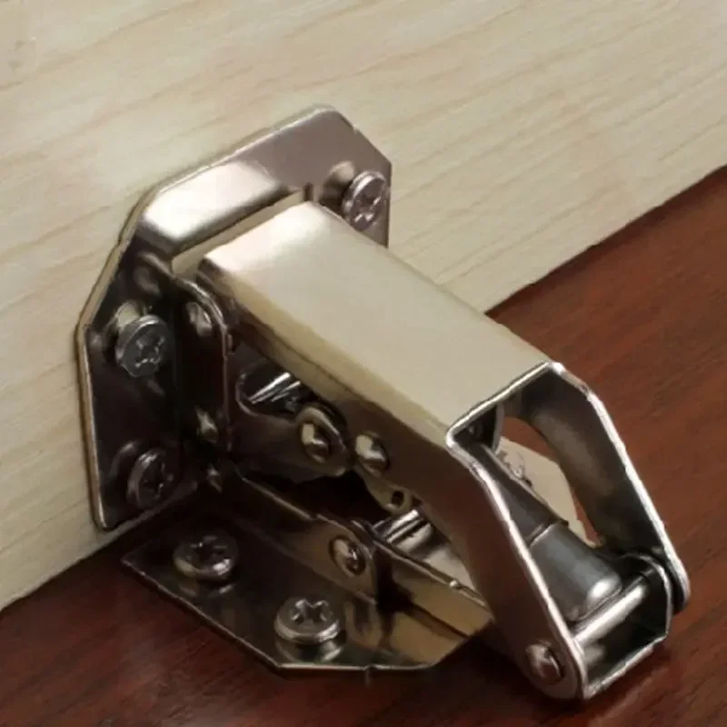 Bisagra puerta gabinete gruesa acero inoxidable, bisagra plegable 90 grados, bisagra hidráulica cierre