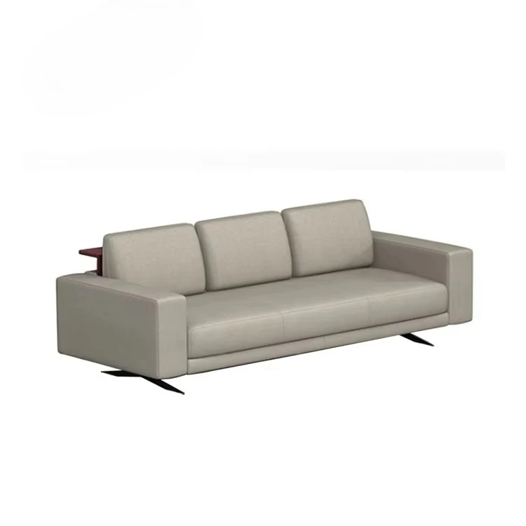 & Most Comfortable White Fabric Executive Office Sofa Furniture 3 Seater Modern Hotel