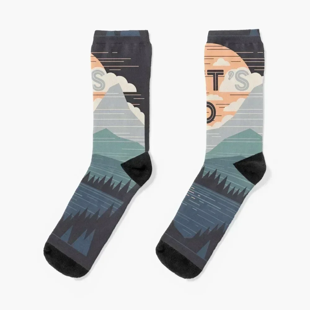 Let's Go Socks valentine gift ideas gym hiking Argentina Socks For Girls Men's