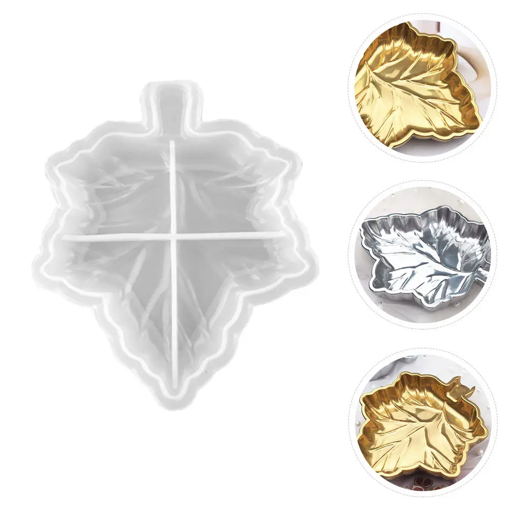 Maple Leaf Silicone Dish Mold - High-Transparency, Flexible, Easy-Clean DIY Food & Craft Casting Tray