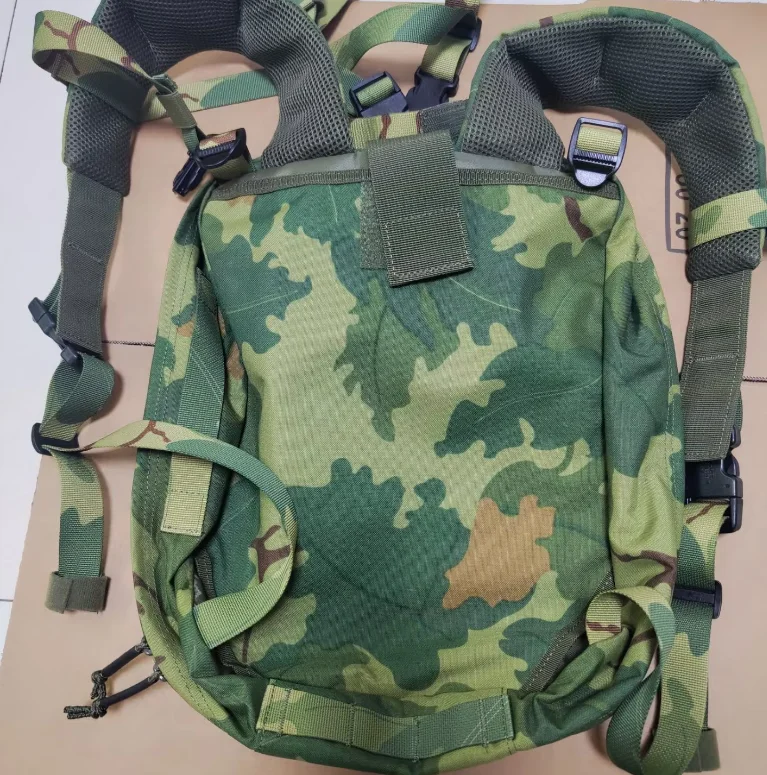 US Michelle Camouflage Backpack Man Outdoor Green Vintage