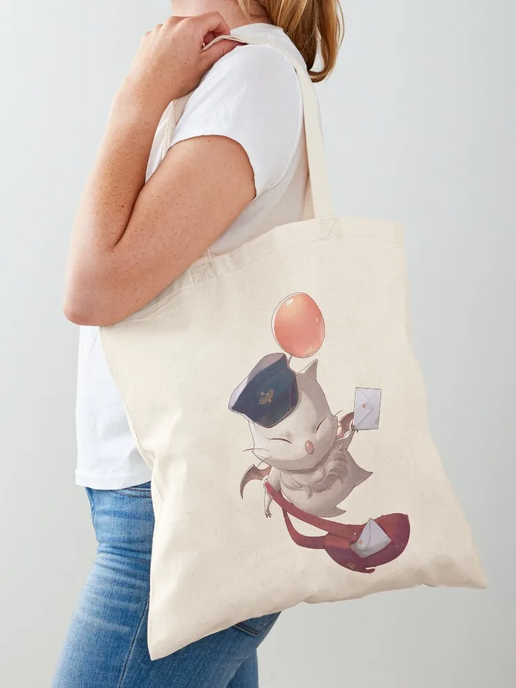 

Delivery Moogle FFXIV Tote Bag shopping cart bags Women's shopper Gift bags custom tote bag