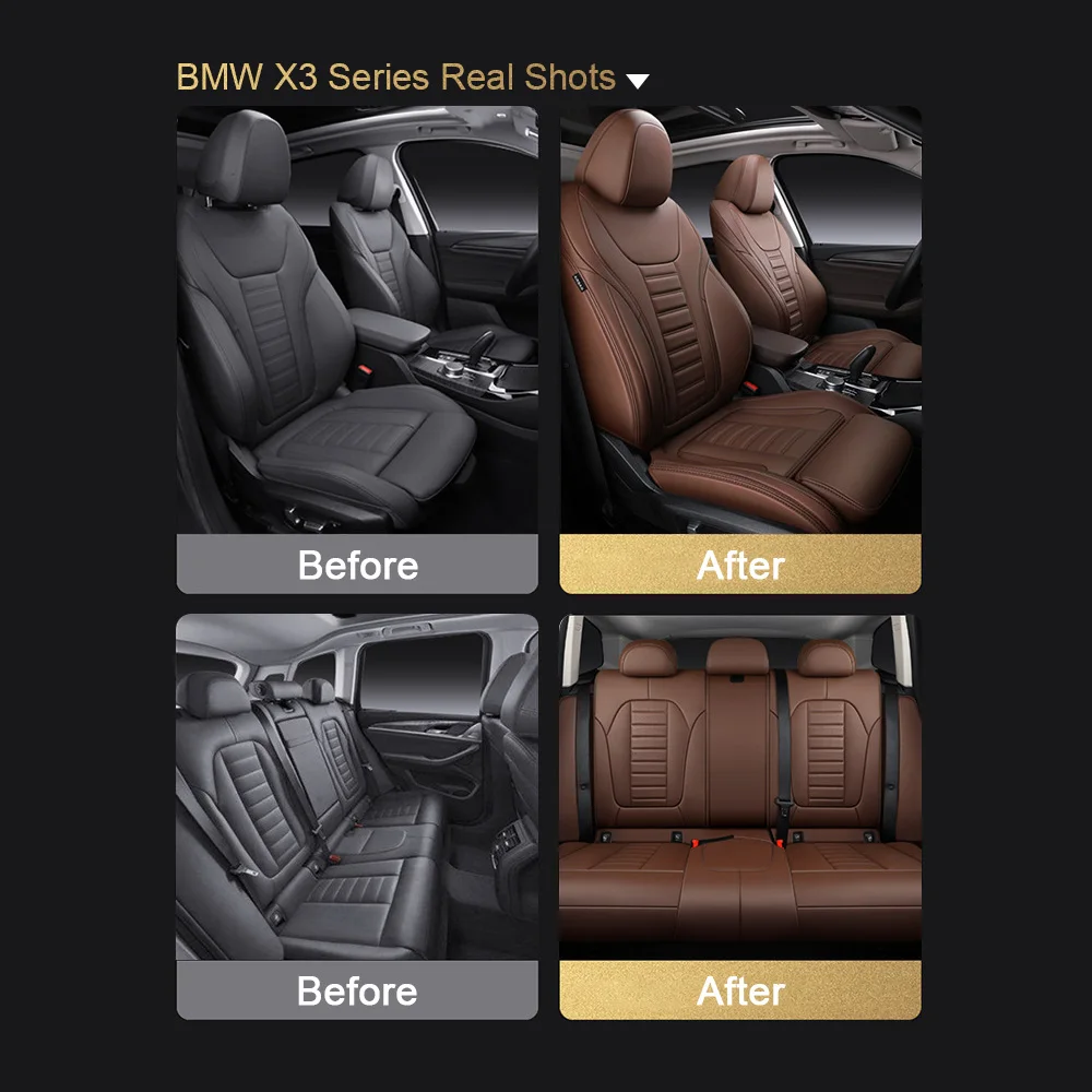 Für Toyota Tundra 2013 2014 2015 2016 2017 2018 2019 2020 2021 PU-Leder Maßgefertigte Autositzbezüge Komplettset Schutz-Zubehör – Detail 34