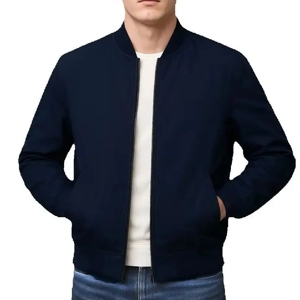 

2025 Men's Lightweight Bomber Jackets Waterproof Casual Jacket Outdoor Basketball Jakcets Coats With Pocket Windbreaker