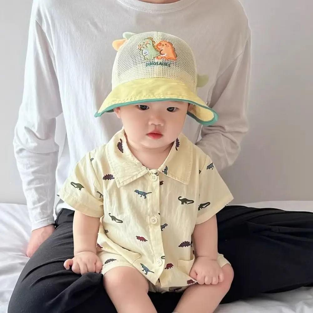 

Thin Children's Mesh Basebal Hat Large-Brim Sunshade Kids Summer Sun Hat Sun Protection Breathable Baby Duckbill Hat