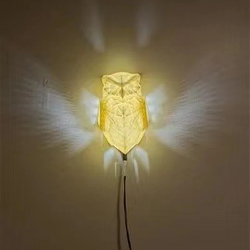 Eagle Shape Projector Modern Creative Atmosphere Sconce Light 3D Print Body Animal Lamp