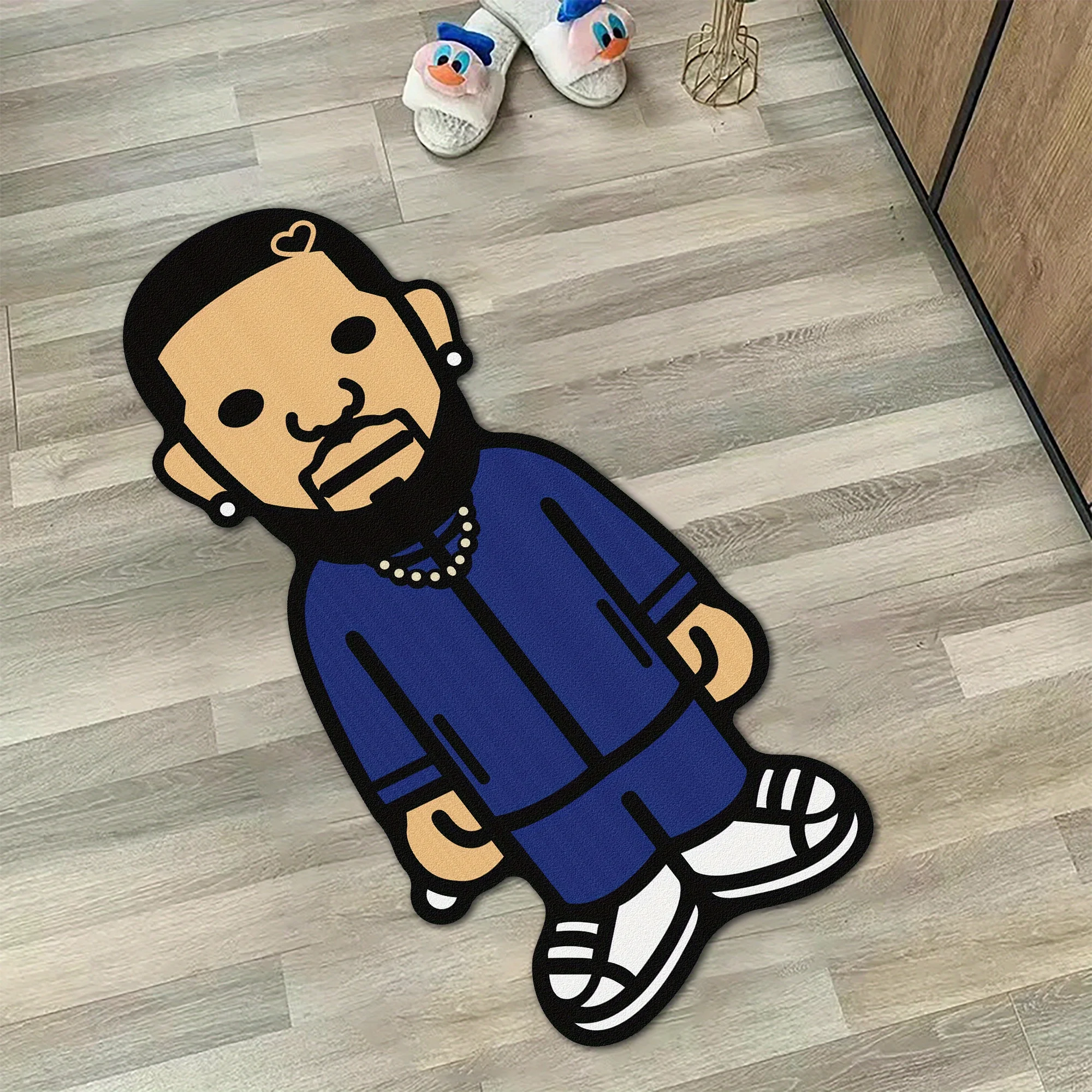 Creative Human Shape Mat Fun Carpet Machine Washable Doormat Rug For Bedroom Living Room Bathroom Mat Kitchen Rug Home De