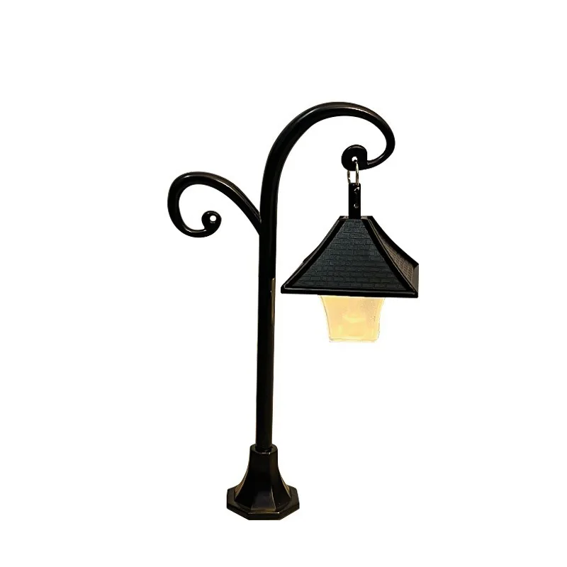 Mini Small Street Light Led Night Street Scene Ornament Small Table Lamp Atmosphere Decoration Micro Landscape Ornament