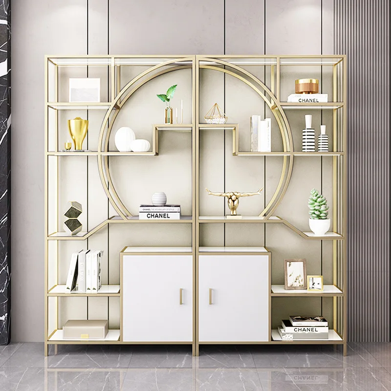 New Chinese modern Bogu rack, simple tea , shelf, Duobao Pavilion , antique ornament display cabinet, partition