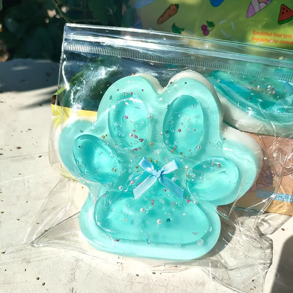 Regalos, juguetes gigantes para apretar con forma de pata de gato, juguete suave y pegajoso para pellizca y descomprimir, abrecta, descompresión, pellizco, pata de gato