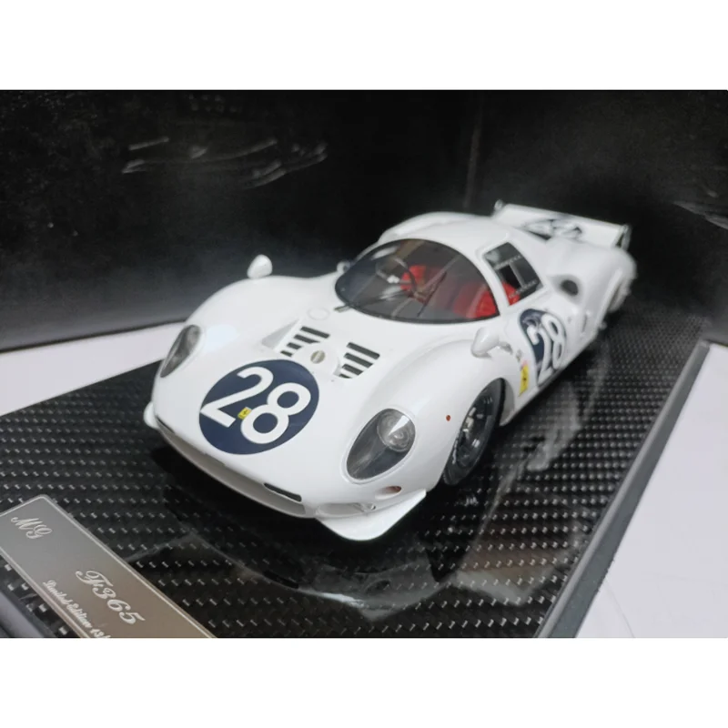 YY 1/18 365 P2 LM 1966 & P2 Daytone GP 1966 الراتنج سباق نموذج الكبار تذكارية كلاسيكية ثابت عرض تحصيل لعبة هدية