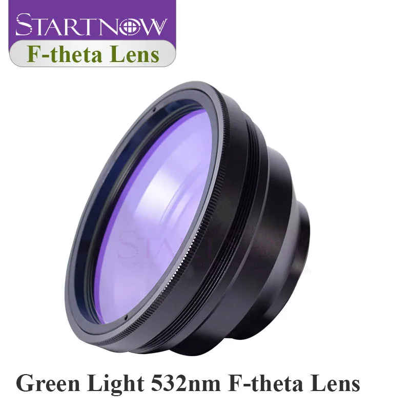 Startnow F-theta Scan Lens 532nm Green Light Laser Marking Machine Galvo System M85 Thread Scan Field 70x70mm Optical Scan Lens