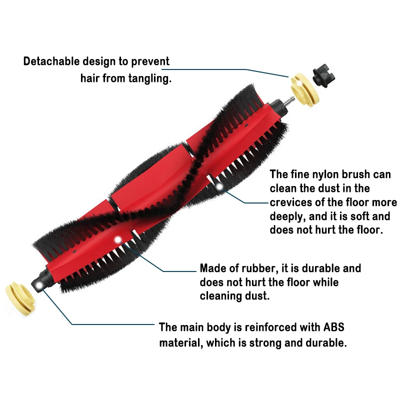 Sostituzione dei panni del mocio del filtro della spazzola laterale principale per Dreame D9 Pro MAX Robot Vacuum and Mop accessori parti