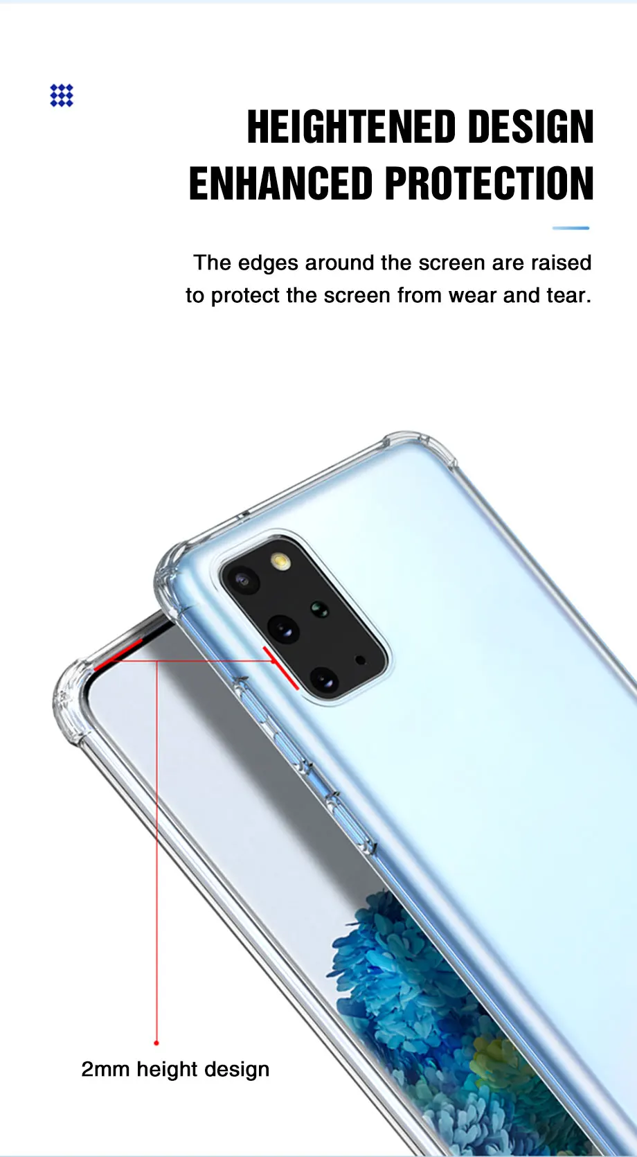 Clear Airbag Cover Case for Samsung Galaxy S20 FE Plus Ultra 5G Soft Phone Back Funda SamsungS20 S20FE S20Plus S20Ultra F E Gel