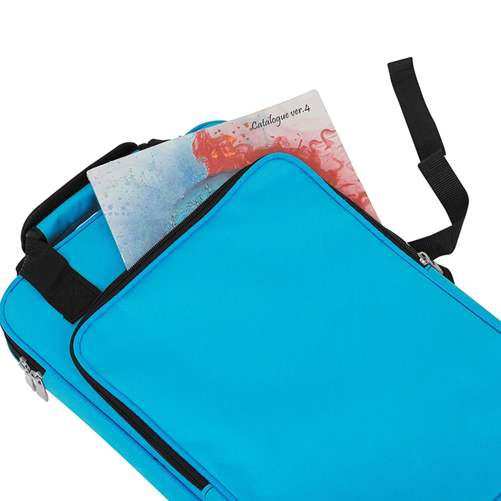 

Drumsticks Storage Bag for Holder Mallets Gavel Marching Snare Creative Rack Wood Case Blue Organizer
