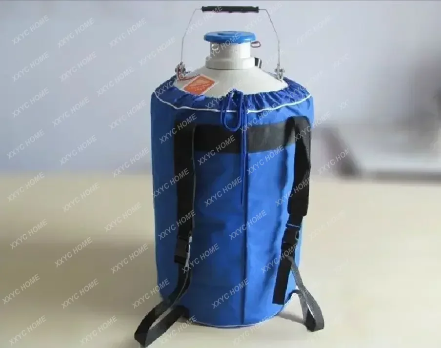 Portable 2L Liquid Nitrogen Storage Tank Static Cryogenic Container with Straps High quality