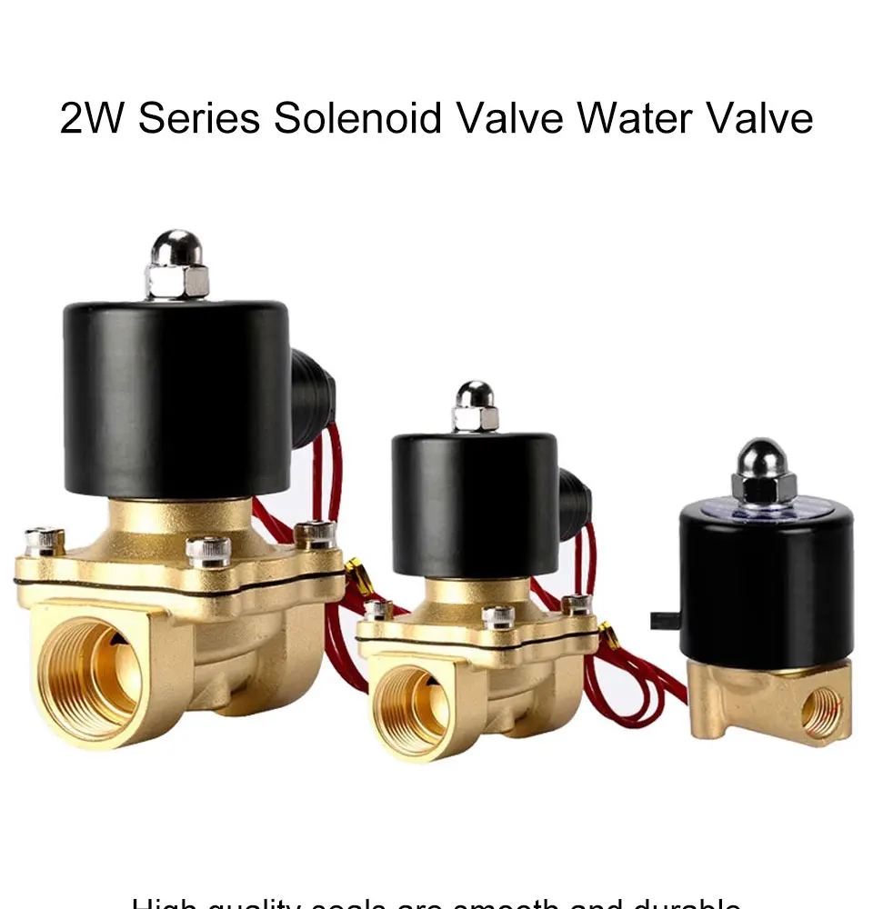 Detalle 1 de Electroválvula 2W Solenoid Valve Normally Closed Brass DN6/8/10/15/20/25 1/4\ Agua y vapor