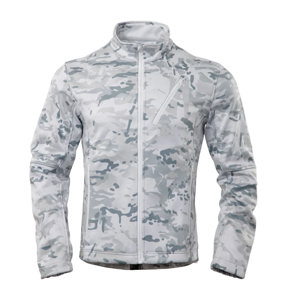 

Warchief Tactical Fleece Jacket Men Soft Shell Wearproof Winter Army Camouflage Coat Airsoft Mountaineering Cycling Windbreakers