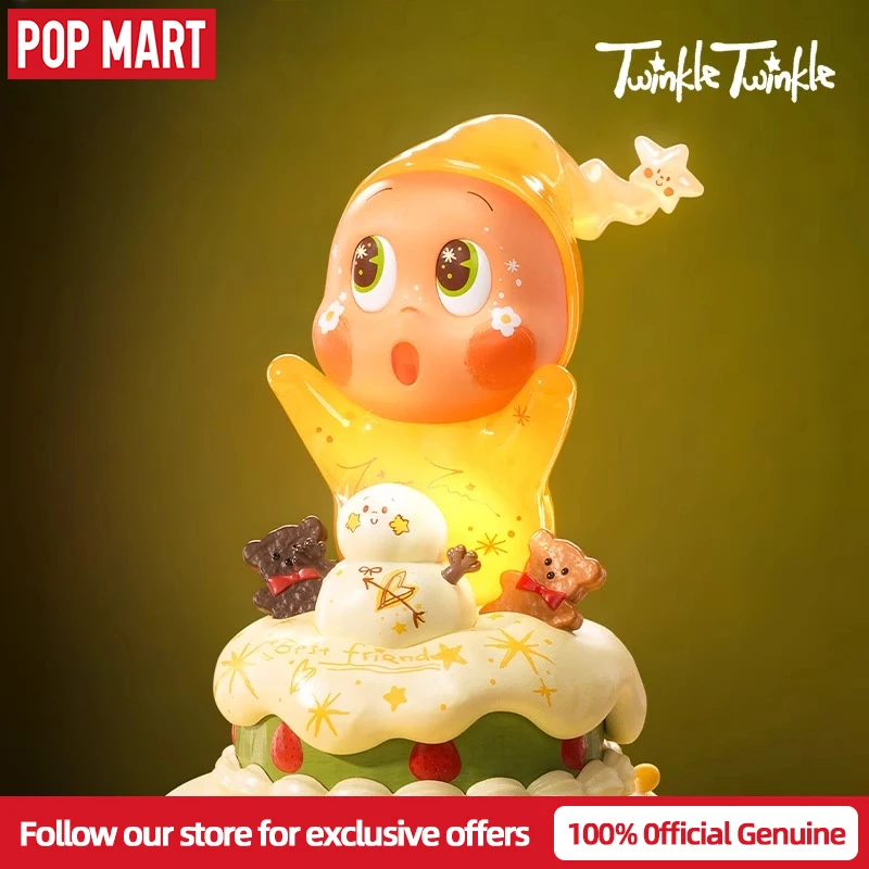 POPMART Twinkle Seri Nikmati Saat Ini Blind Box Figurines Mainan Koleksi Lucu Hadiah