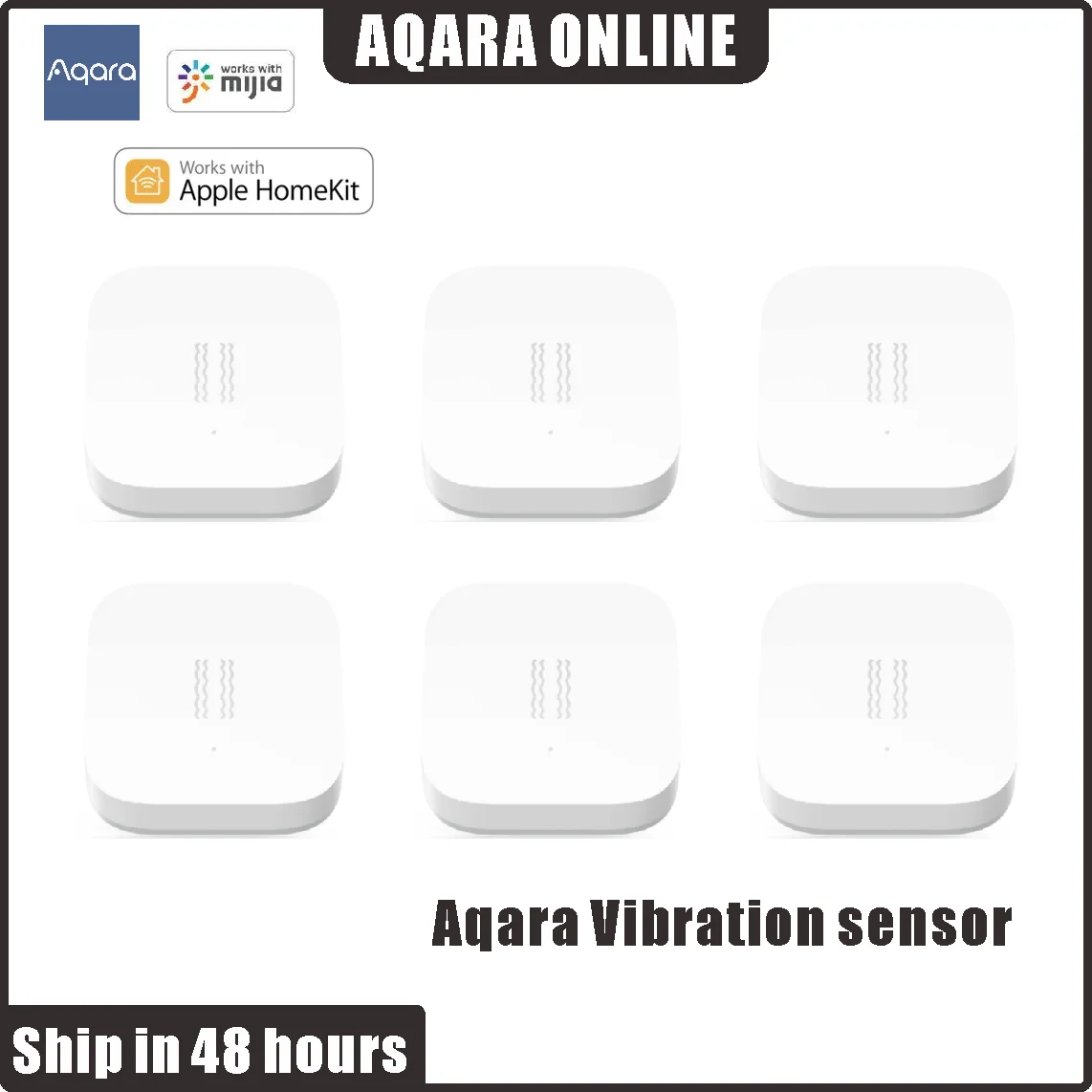 Global version Aqara Vibration sensor Shock sensor Sleep sensor Valuables alarm Monitoring vibration shock work mi home App