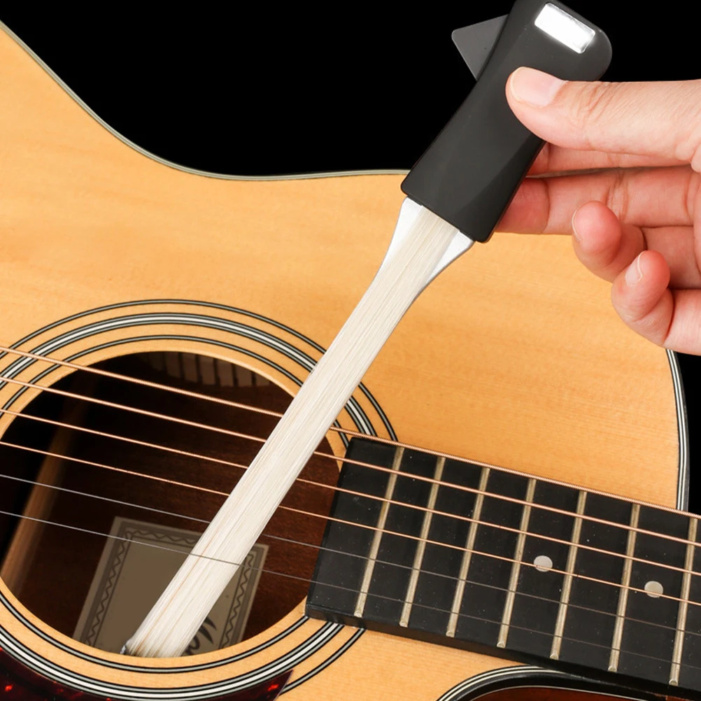 

Guitar Bow Multipurpose Tuning Paddle for Acoustic Classical Guitar Playing Dual Function Violin Sound Simulation Horsehair