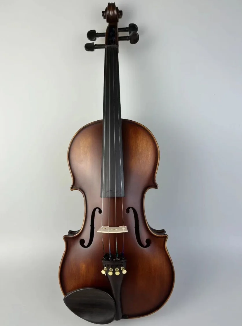 Violin dark matte pattern pattern string instrument